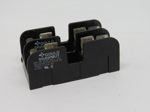 Gould Shawmut 30320 Fuse Holder 30A 600V 2 Pole USED