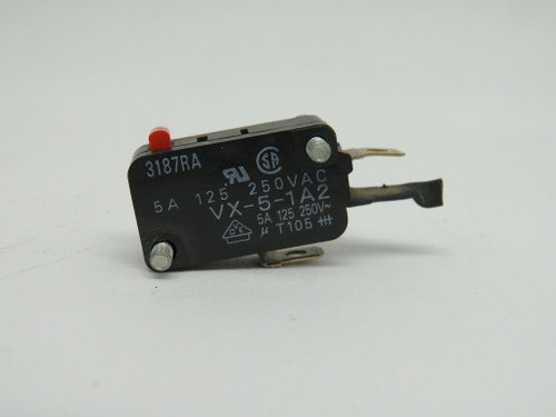 Omron VX-5-1A2 Snap Action Limit Switch With Screws 5A 125/250VAC USED