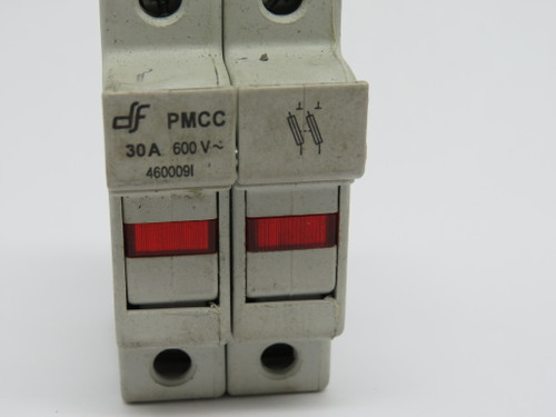 DF PMCC-460009I Fuse Holder 30A 600V 2 Pole USED