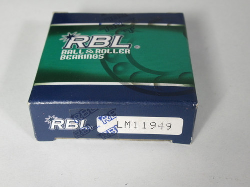 RBL LM11949 Tapered Roller Bearing Cone 0.75" ID 0.655" W NEW