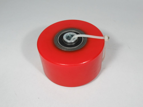 Generic Red Caster Wheel 4" OD 1/2" ID 2-1/8" W C/W 6203RS-C3 SHELF WEAR NOP