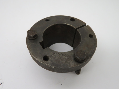Generic SK2-1/8 Bushing 2-1/8" Bore 3-7/8" OD Missing Bolt USED