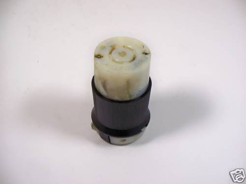 Hubbell HBL2423CN Twist Lock Connector 20A 250V 4W 3P USED