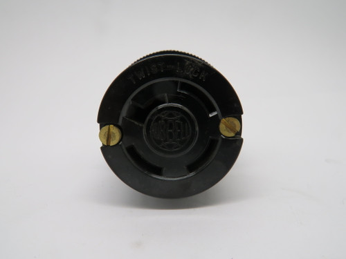 Hubbell 2920304 Twist Lock Connector 10A@600VAC 20A@250V 3P 4W USED
