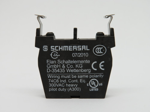Schmersal Elan EF103.1 Contact Block 1NO 1NC 250/300VAC 24VDC ! NOP !
