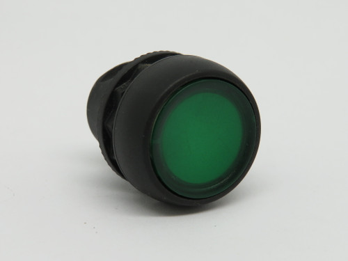 Allen-Bradley 800FP-LF3 Illuminated 22mm Plastic Push Button Green Lens USED