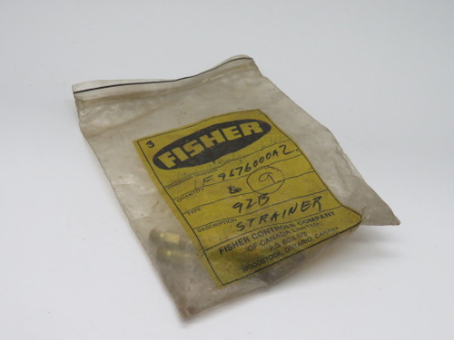 Fisher 1F9676000A2 Fluid Strainer LOT OF 3 DIRTY BAG NWB