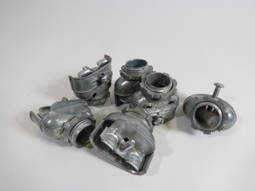 Thomas & Betts CI-2175-1/2 Duplex Connector .45-.67" Lot of 6 USED