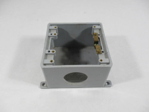 Scepter FDU-2 2 Gang Deep PVC Box 4-1/2"x4-5/8"x3' USED