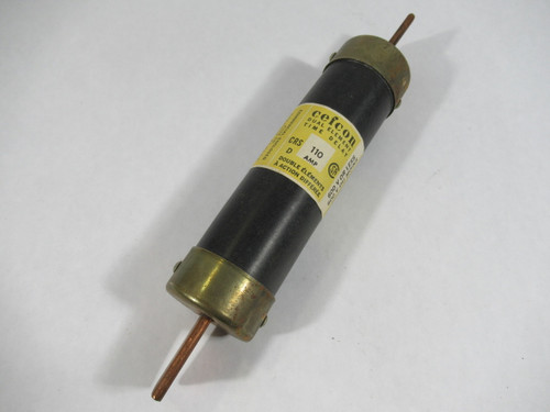 Cefcon CRS-110 Dual Element Time Delay Fuse 110A 600V USED