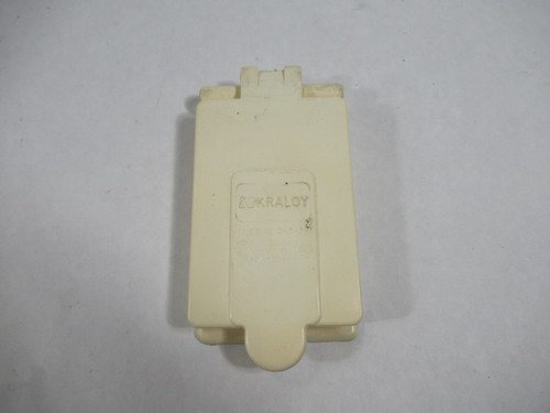 Kraloy WGF-1510 1 Gang Weatherproof Cover PVC USED