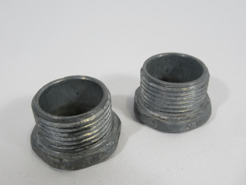 Halex 90702 Conduit Chase Nipple 3/4" Lot of 2 USED
