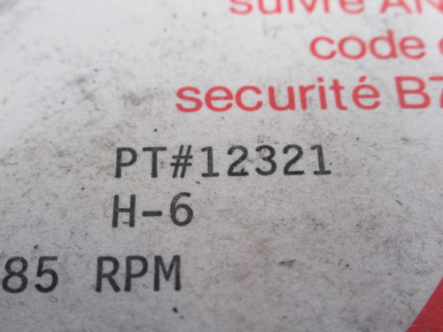 Universal 12321 Grinding Wheel 10"x1"x1-1/4" 2485 RPM ! NOP !