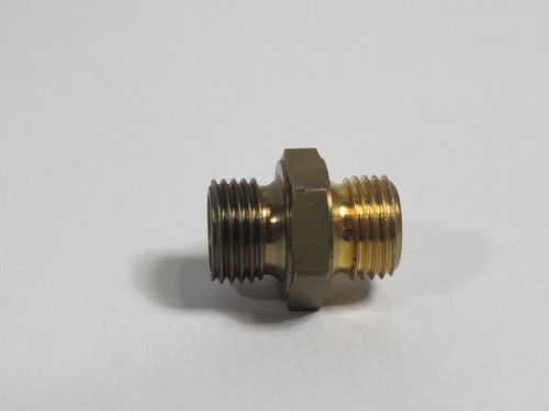 Generic 1/8" NPT Brass Hex Nipple Lot of 8 ! NOP !