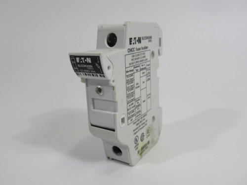 Eaton CHCC1DIU Bussmann Series Fuse Holder 30A 600V 1P w/ Indicator USED