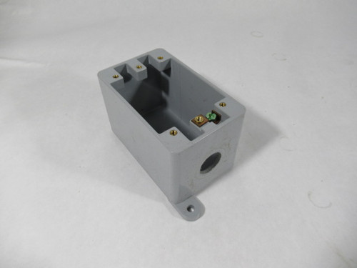 Scepter F.D-BLK 1 Gang Deep PVC Box 4-1/2"x3"x3" USED