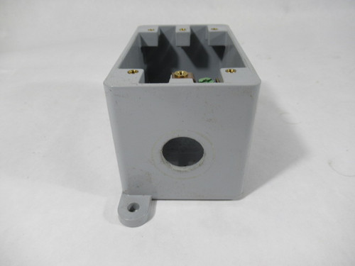 Scepter F.D-BLK 1 Gang Deep PVC Box 4-1/2"x3"x3" USED