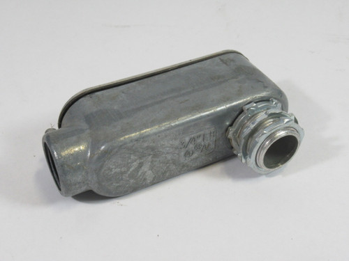 Arlington 3/4LB Conduit Body W/Cover 3/4" USED