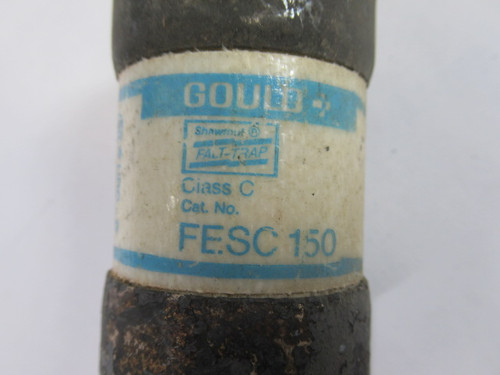 Gould Shawmut FESC150 Class C Falt Trap Fuse 150Amp 600V USED