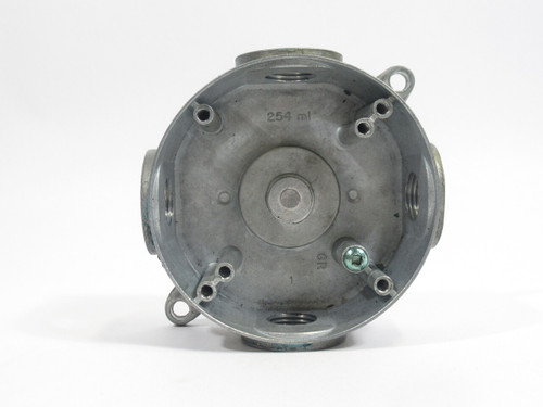 Rab Design 1/2VXJ Zinc Junction Box 1/2" NPT w/ Plug No Cover 094437 USED