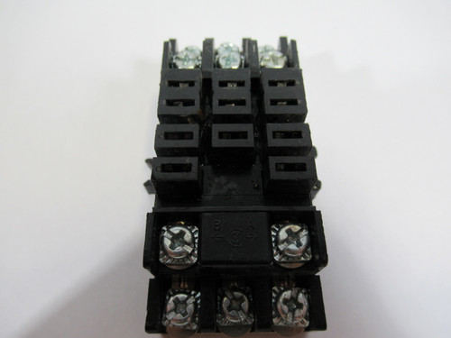 NTE Electronics R95-105 Relay Socket 11 Blade 300V 10A USED