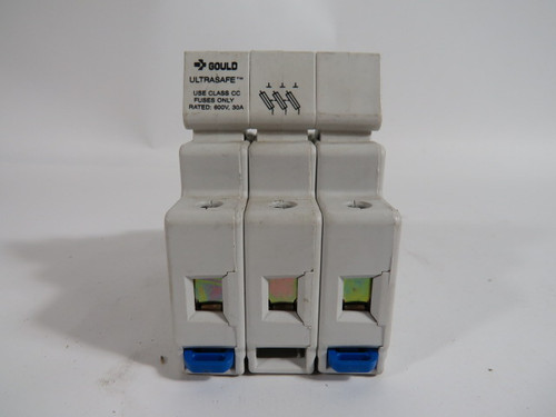 Gould USCC3I Fuse Holder 30A 600V 3-Pole USED