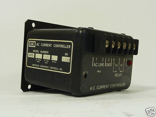 American Aerospace AC Current Controller 870 1313 USED