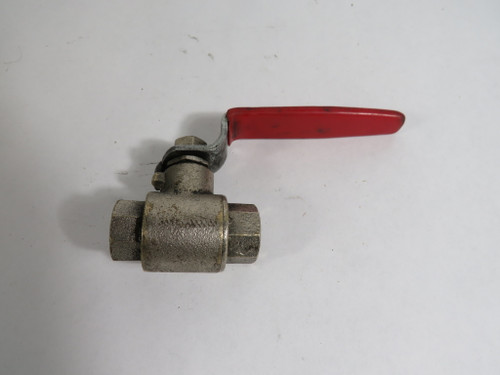 MTC 200-WOG Ball Valve 3/8 Female 2"-W 4.5"-Handle USED