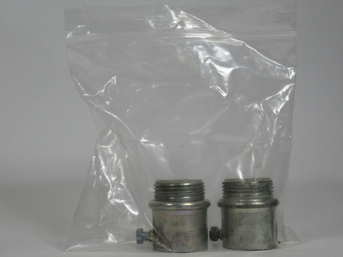 ETP I-C33 Steel EMT Set Screw Connector 1" T 1.32" OD 1.68" L Lot of 2 USED