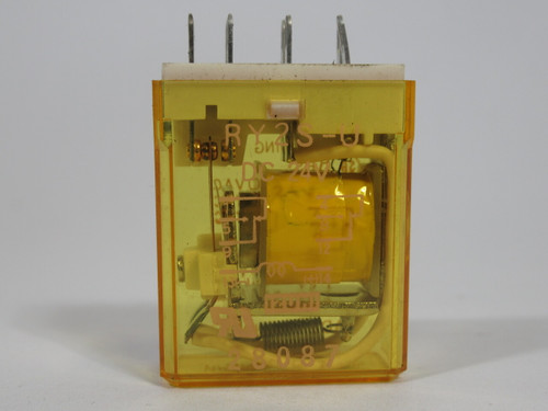 Izumi RY2S-UDC24 Miniature General Purpose Relay 24VDC 3A 8-Blade USED