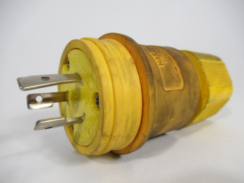 Cooper L520PW Twist-Lock Plug 20A 125VAC 3-Wire 2-Pole USED