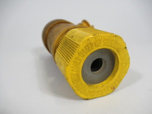 Cooper L520CW Twist-Lock Connector 20A 125VAC 3-Wire 2-Pole USED