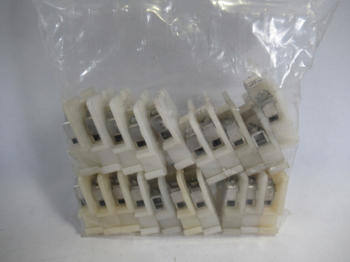 Allen-Bradley 1492-CA1 White Terminal Block 55A 60VAC/DC 10mm Lot of 20 USED
