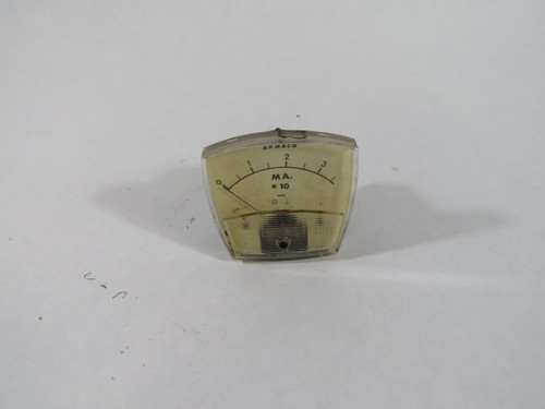 Armaco UM-2 Panel Meter 0-3mA USED