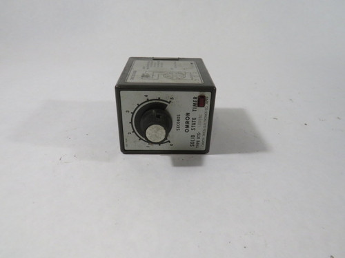 Omron DTS-44A001C Solid State Timer 0-5sec 200VAC USED