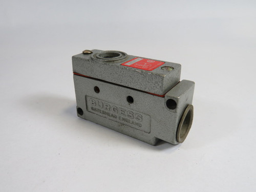 Burgess CN6CTQMS Limit Switch Plunger Actuator Enclosure Only USED
