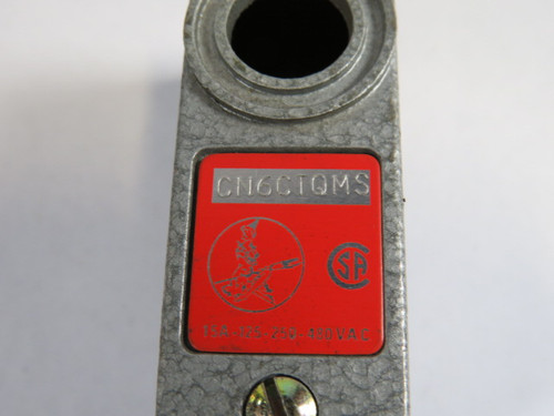 Burgess CN6CTQMS Limit Switch Plunger Actuator Enclosure Only USED