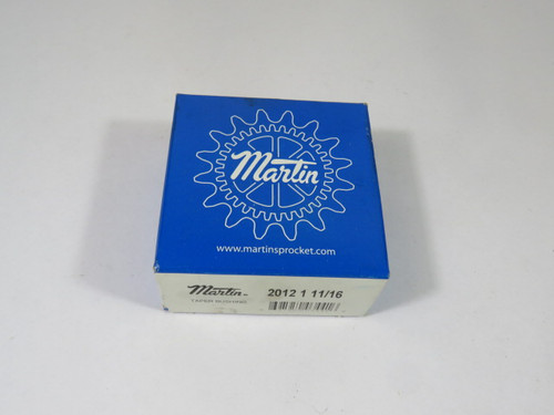 Martin 2012-1-11/16 Taper Lock Bushing 2.75" OD 1.6875" B 1.25" LTB  ! NEW !