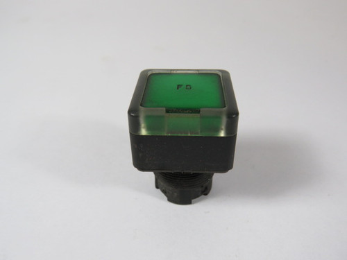 General Electric P9SPLVGD Green Push Button "F5" No Mounting Latch USED