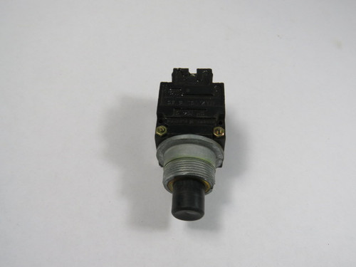 General Electric CR104A8102 Black Push Button 1NO/1NC USED