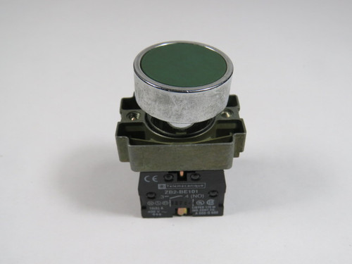 Telemecanique ZB2-BA3 Green Push Button 2NO USED
