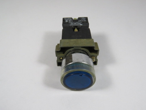 Telemecanique ZB2-BW36 Blue Push Button 1NO USED