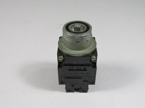 General Electric CR104B122 Selector Switch 2NO/2NC 2-Position No Knob USED