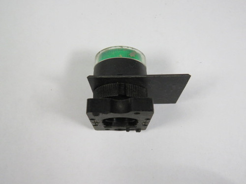 Telemecanique ZA2-BW333 Green Push Button Operator w/ Mounting Latch USED