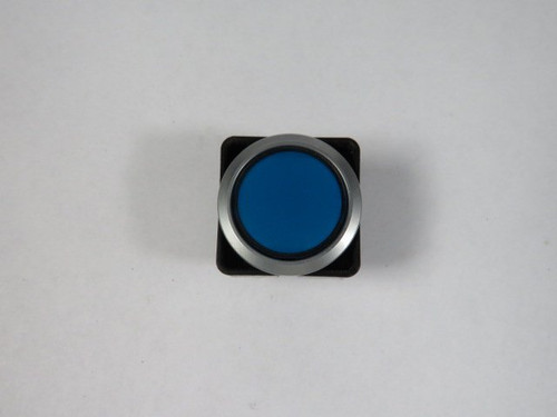IDEC LW6ML-M1-S Blue Round Push Button Operator Only USED