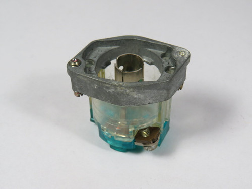 Sprecher + Schuh DCL1-9 Lamp Holder w/ Mounting Base 250V 2.4W USED