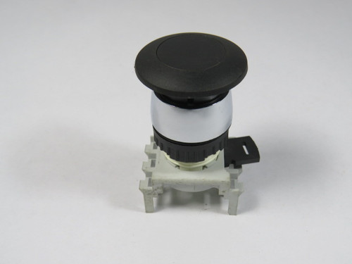 Hafner BA22201 Black Mushroom Push Button Operator w/ Mounting Base USED