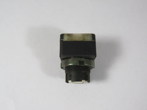 General Electric P9SPLBGD White Push Button "AUTO" No Mounting Latch USED