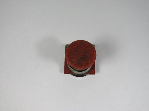 Square D 9001-TR4 Red Half Shroud Push Button Operator USED