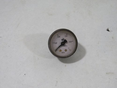 Norgren 0-1MPa Pressure Gauge 1/8” NPT Back Mount USED